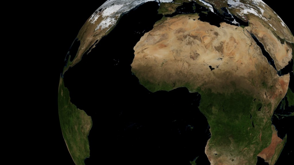 Earth in Darkness - without Sea preview image 1