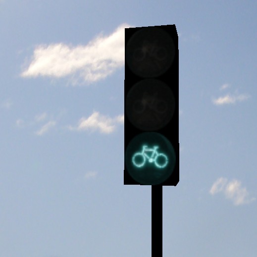 traffic light bike animated for BGE preview image 1