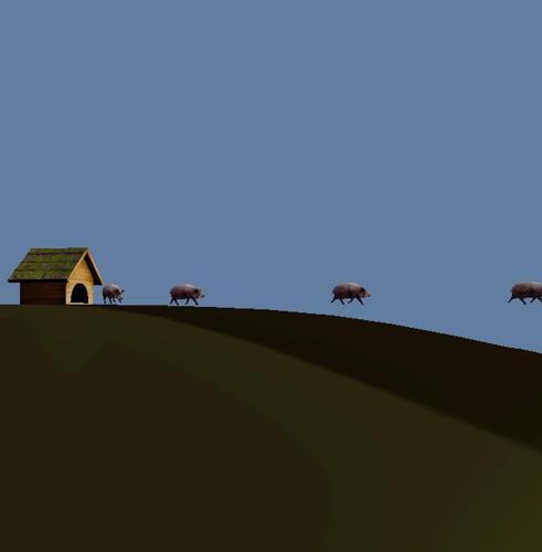 BGE house and wild boar from ZOO preview image