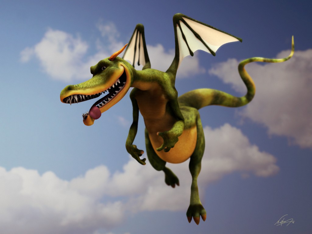 Cartoon Dragon preview image 1