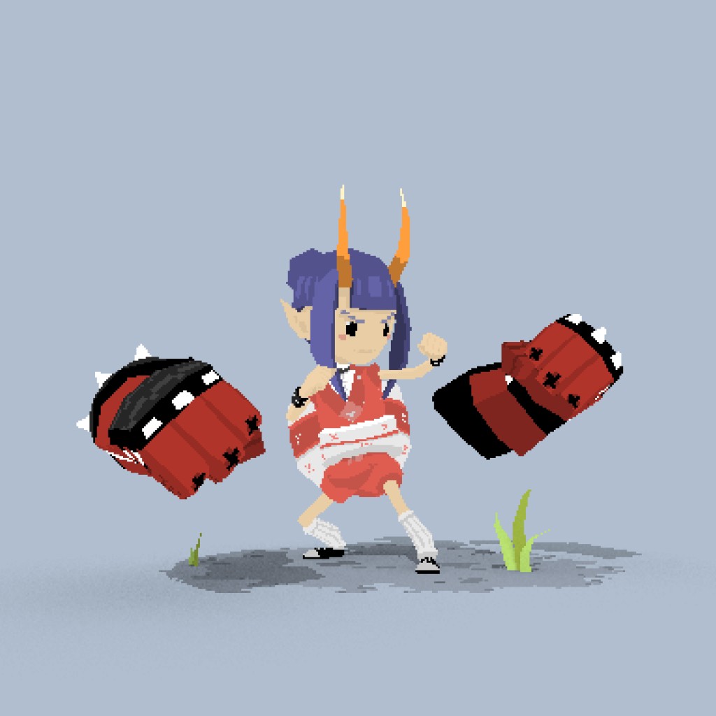 Oni (Pixelart Texture) preview image 1