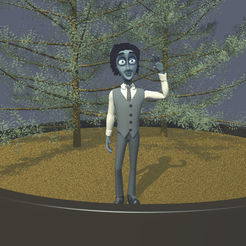 Tim Burton like figure preview image 1