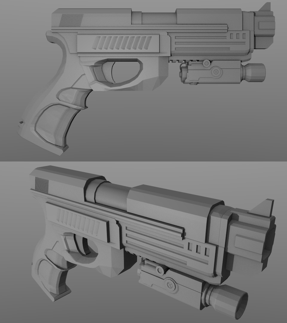 Sci-Fi Pistol preview image 1