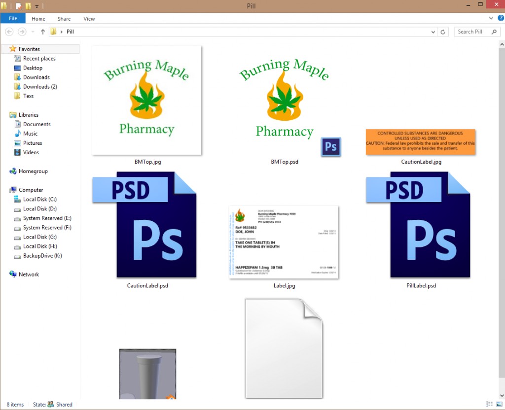 Customizable Pill bottle preview image 3
