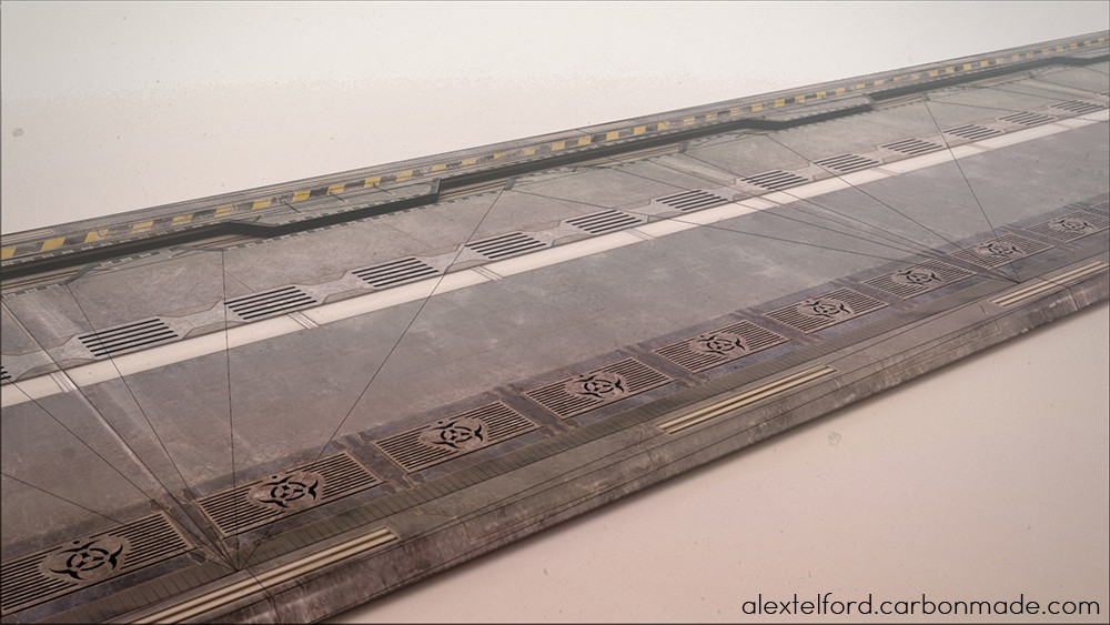 Sci-fi floor panel - Low Poly preview image 1