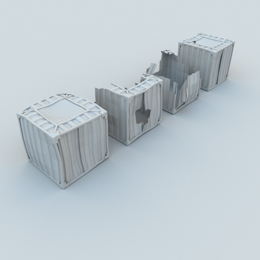 Small Styled Crates Damaged preview image 1