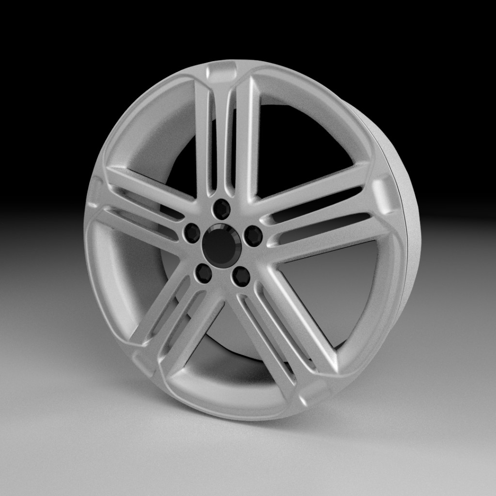 High-Poly Wheel 6 preview image 1