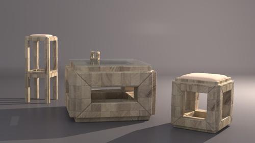 cube saloon set preview image