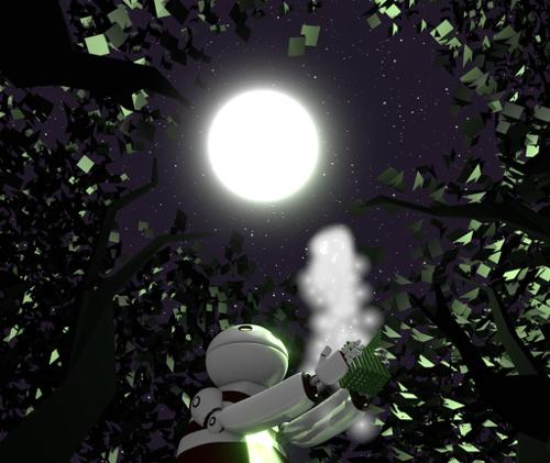 3D Scene based upon the 2D Painting, "The Release" by Goro Fujita preview image