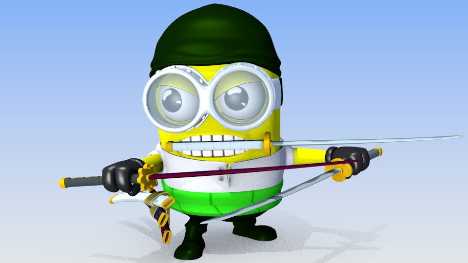 Minion x Zoro fan art preview image 1